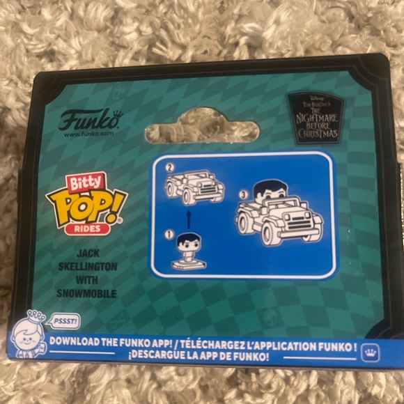 Funko Bitty Pop! Rides Jack Skellington with Snowmobile - Picture 4 of 4